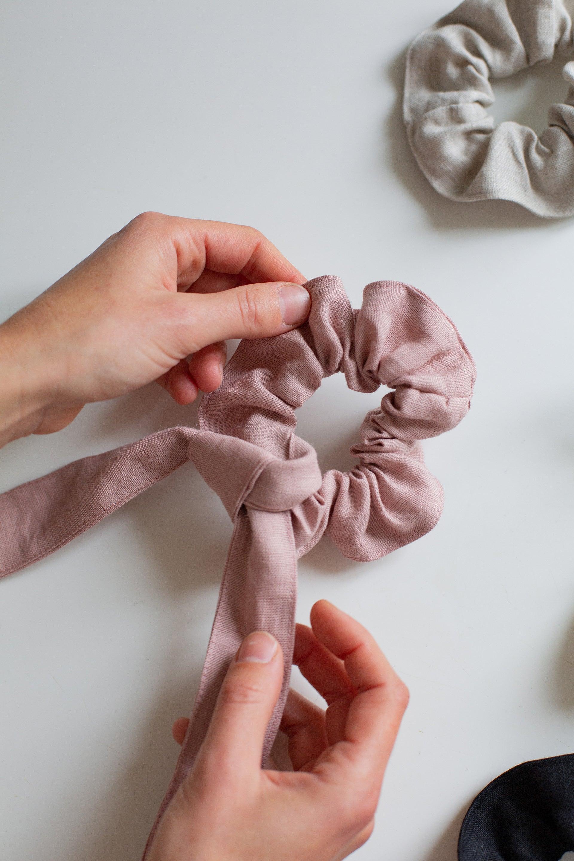 Linen Scrunchies