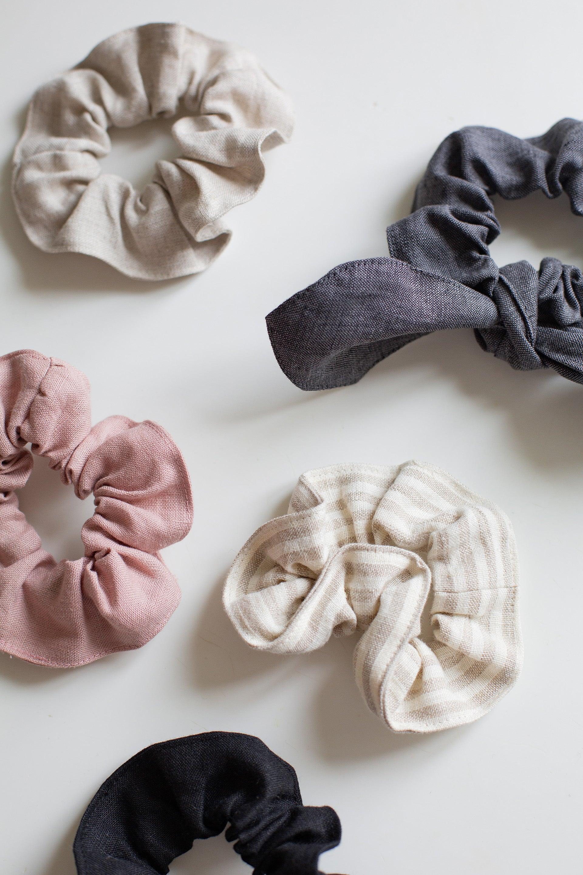 Linen Scrunchies