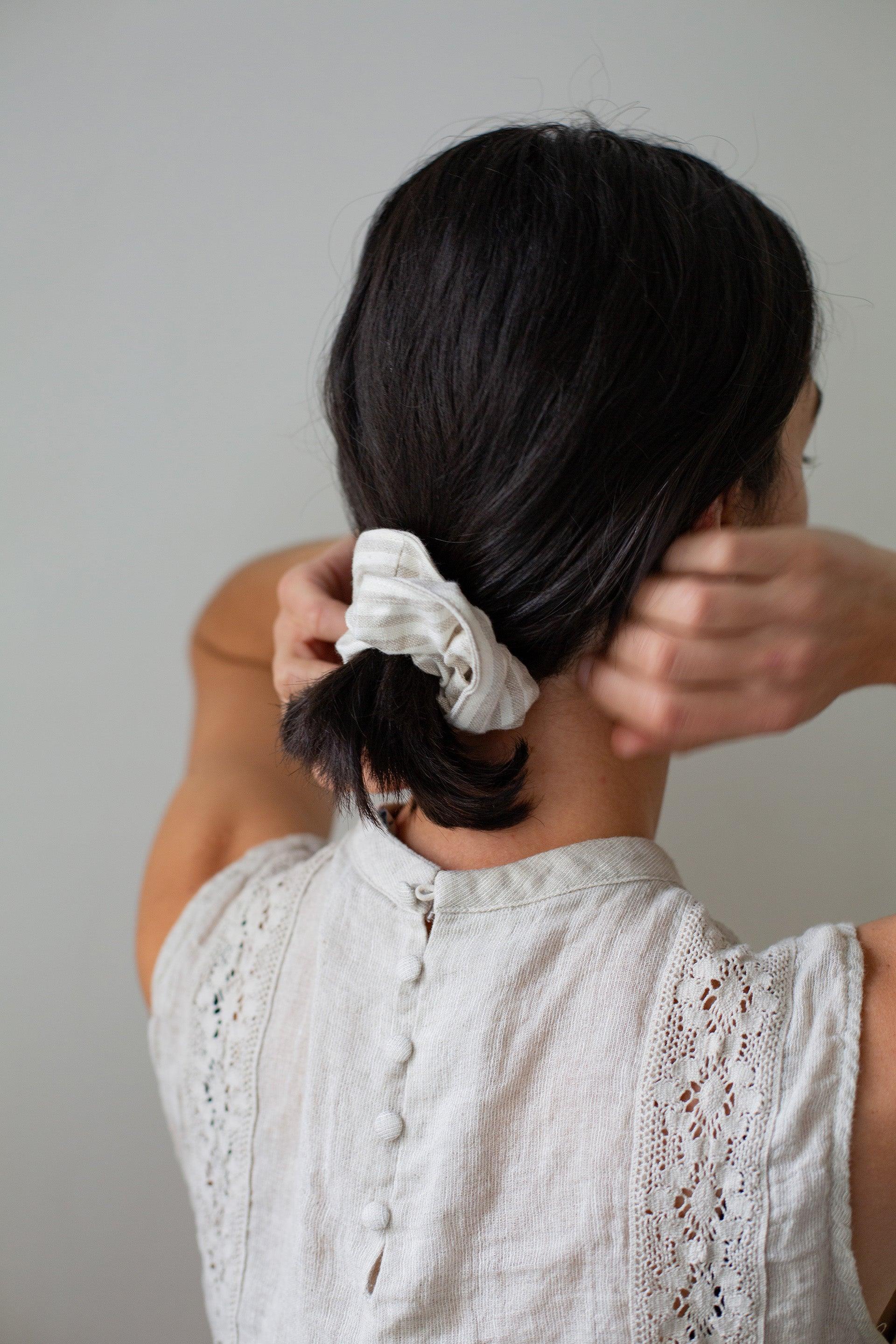 Linen Scrunchies