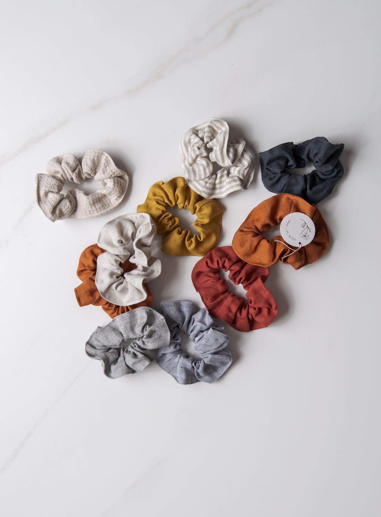 Linen Scrunchies