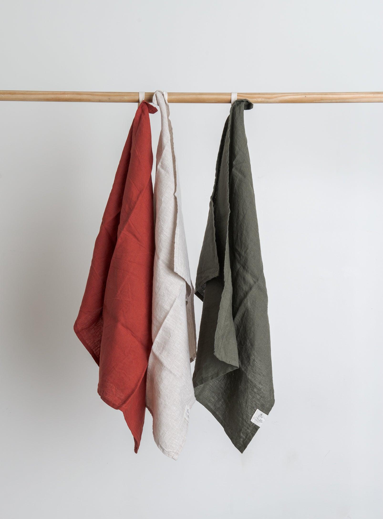 Linen Tea Towel - Different Colours available