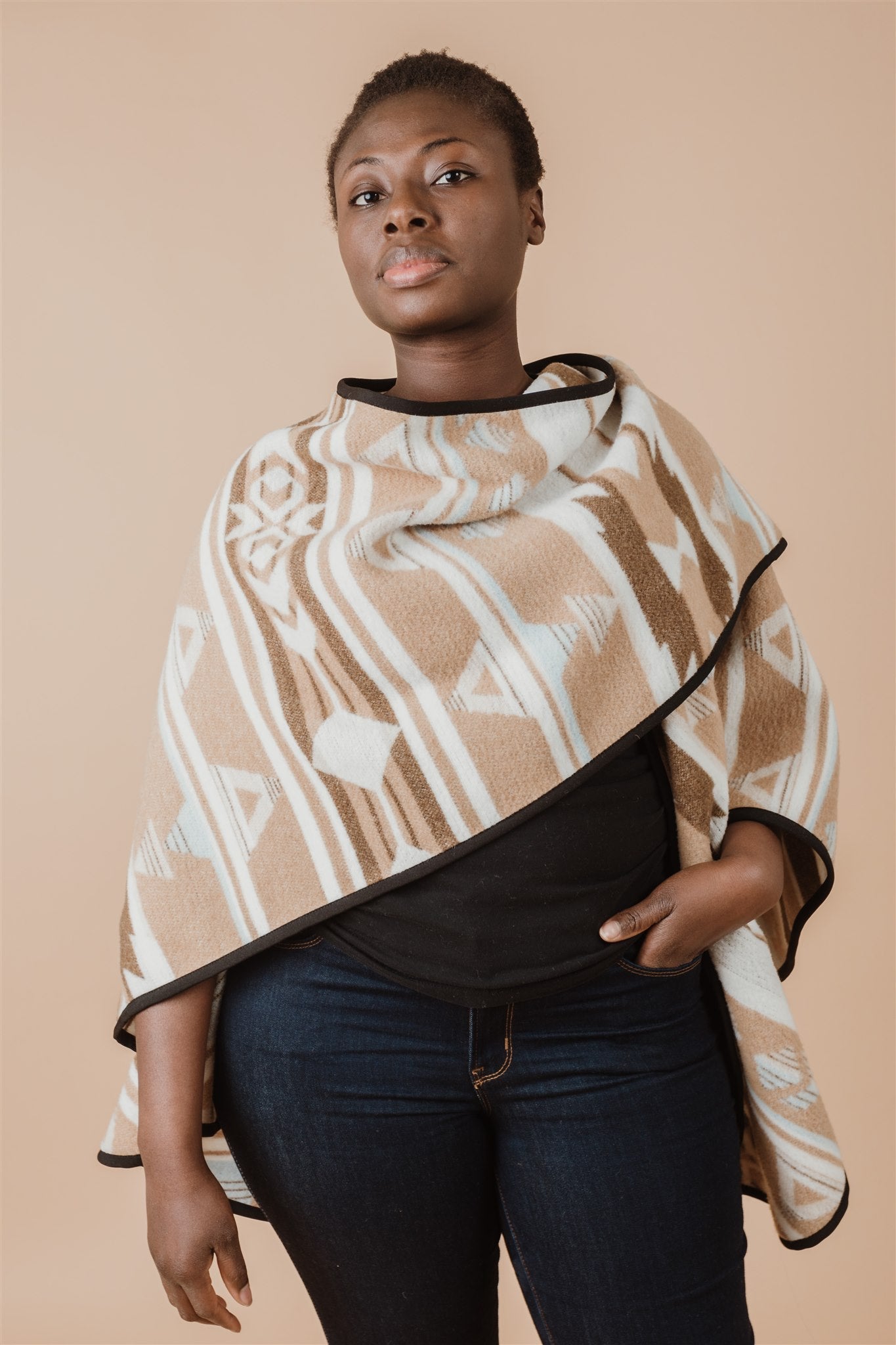 Sand Indigenous Shawl