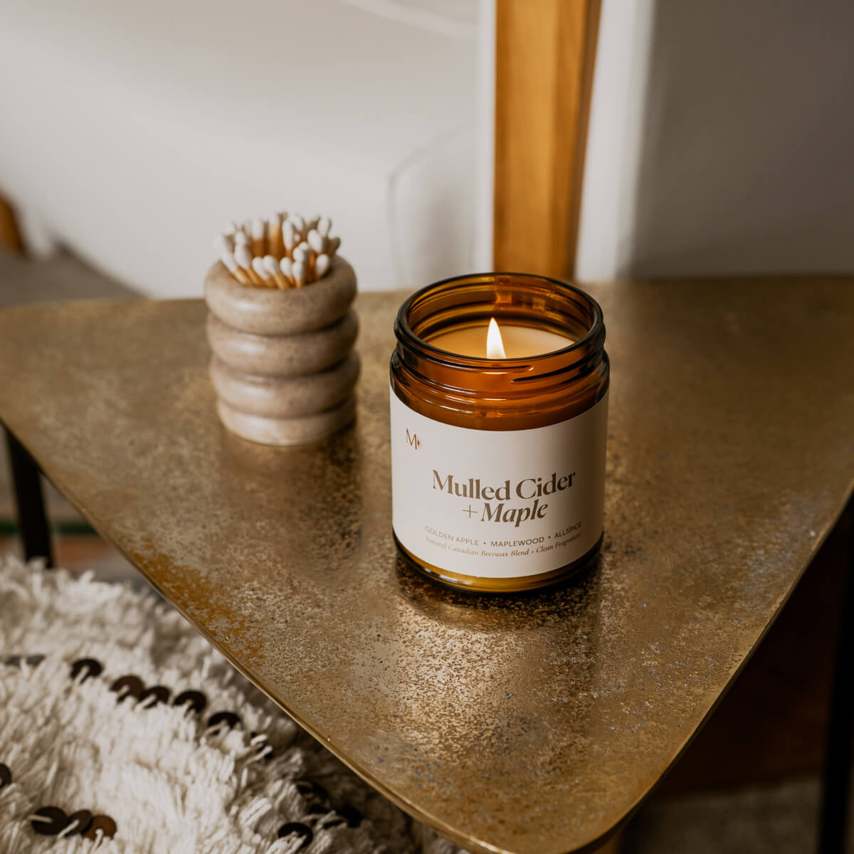Mulled Cider + Maple Candle