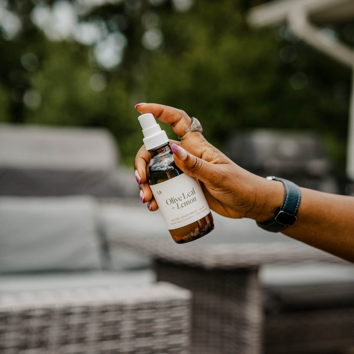 Olive Leaf + Lemon Room and Linen Spray