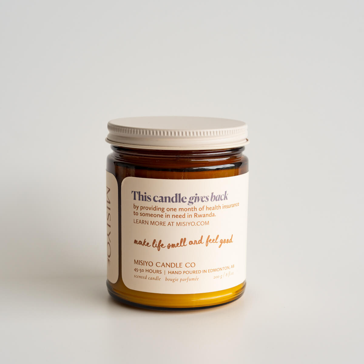 Rosewood + Amethyst Candle Jar