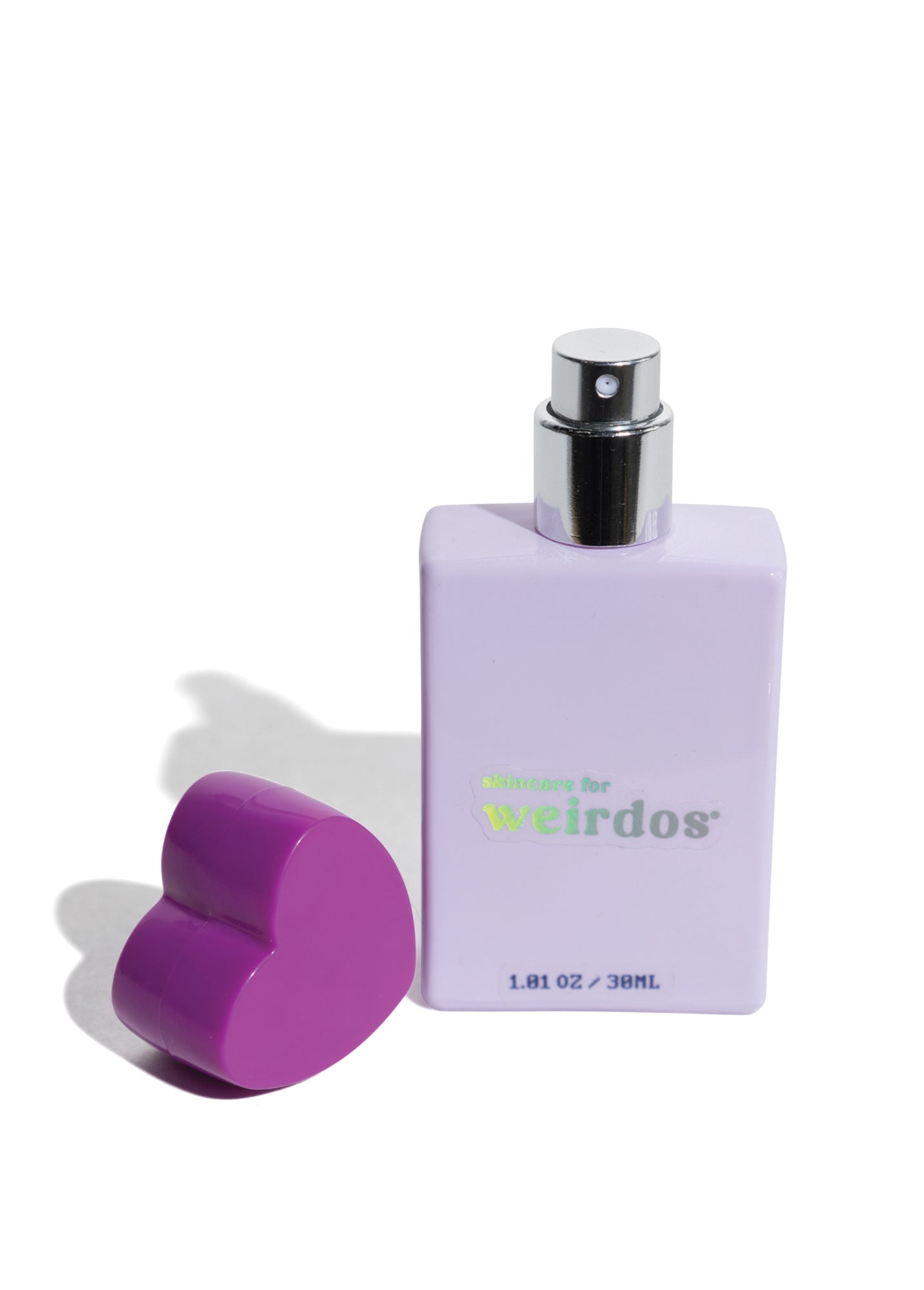 heart glass spray bottle