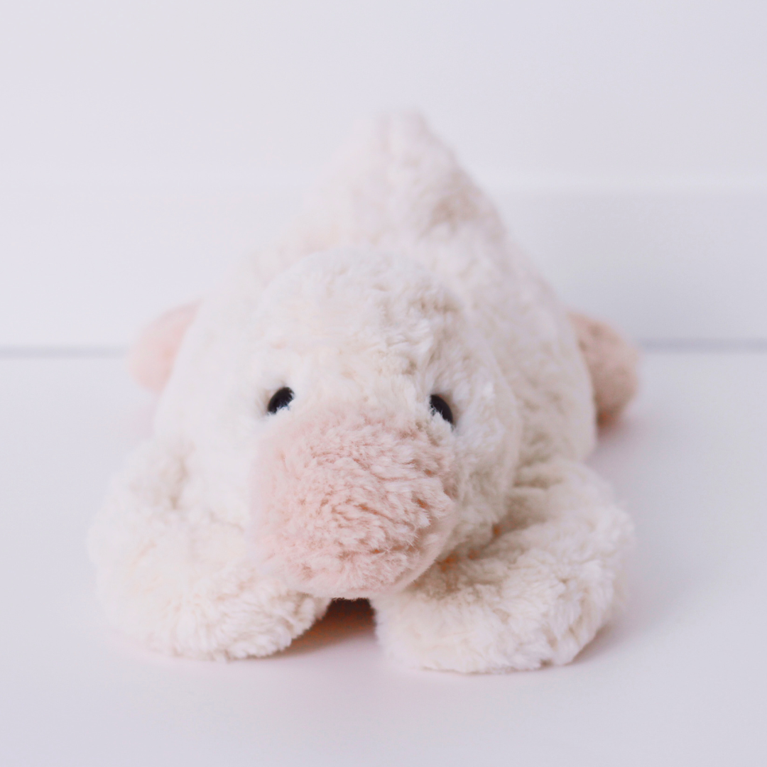 Thermy Buddy™ – Cozy Heated Plush Toy – Giant Squashed Duck